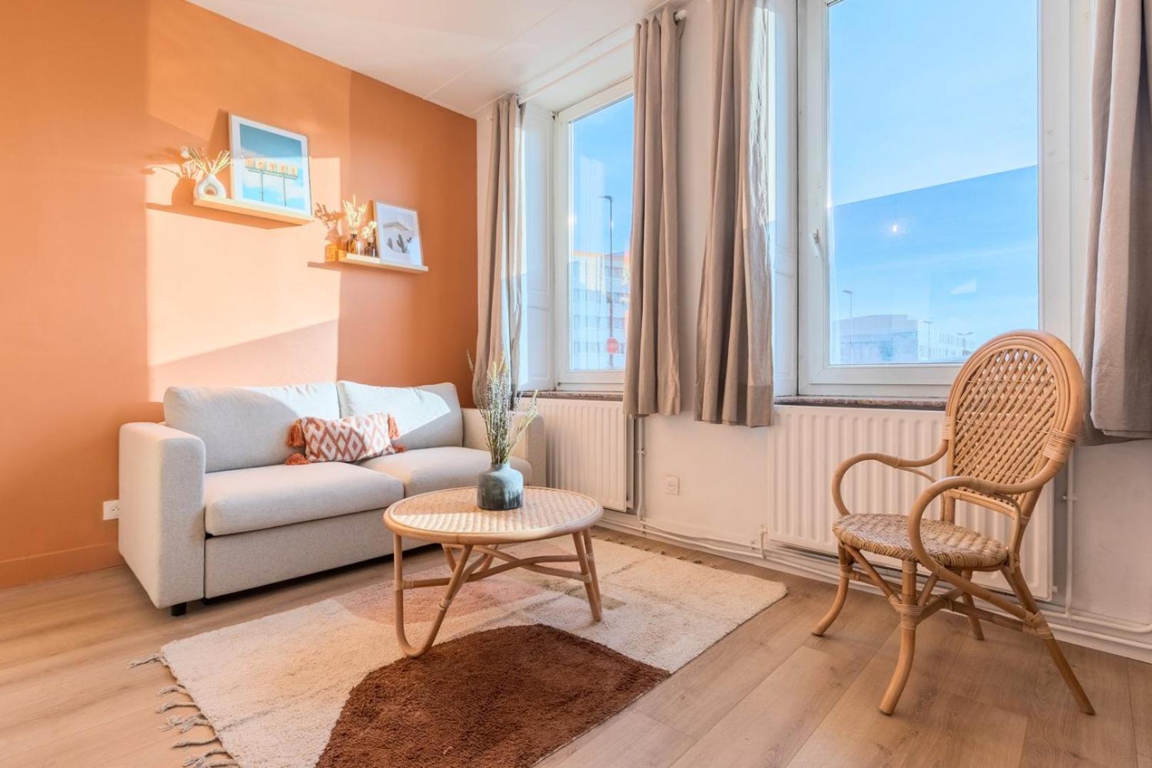 Hypercentre - Private Parking, Metro + Train 100M Apartment Tourcoing Luaran gambar